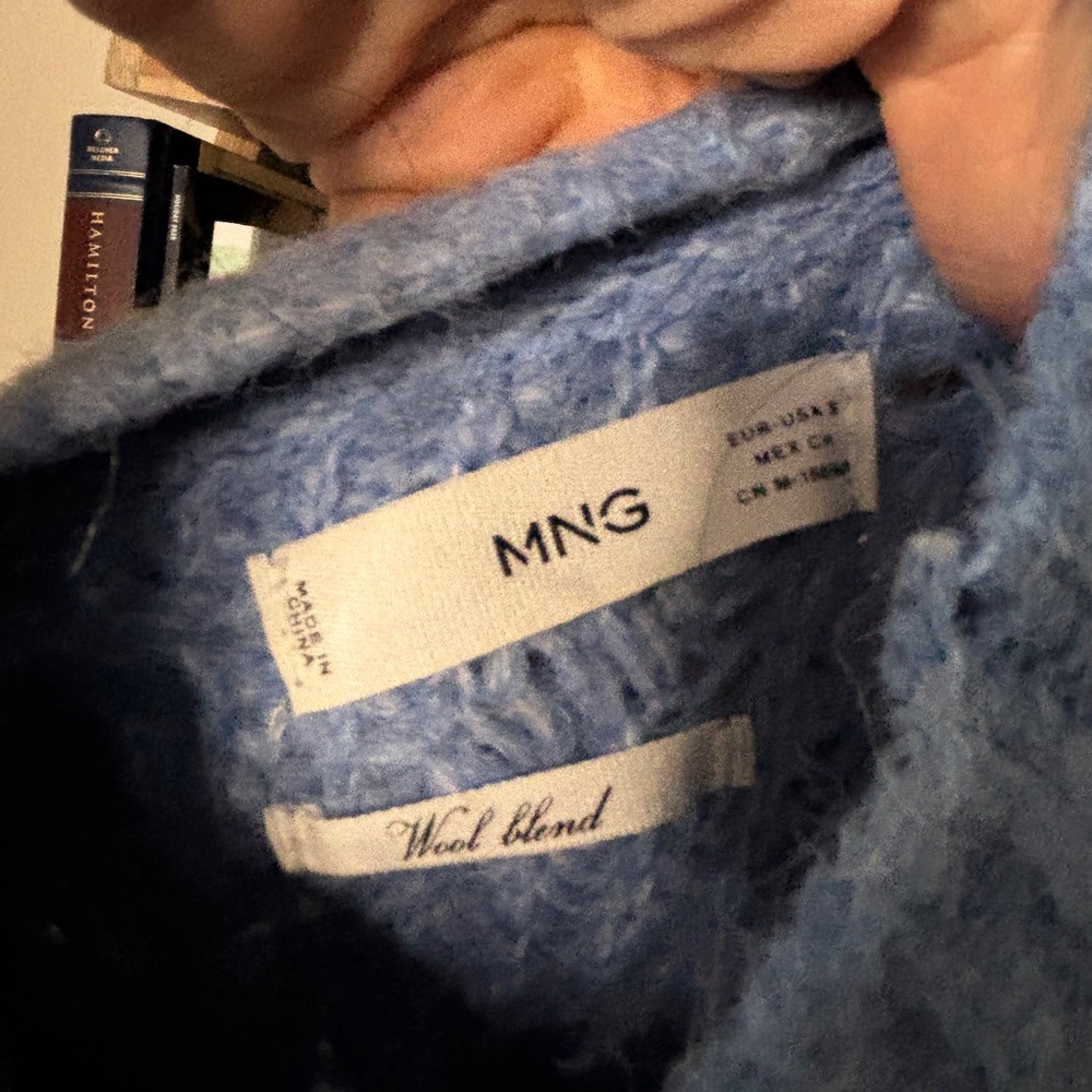 Mango Light Blue Sweater - Picture 3 of 6